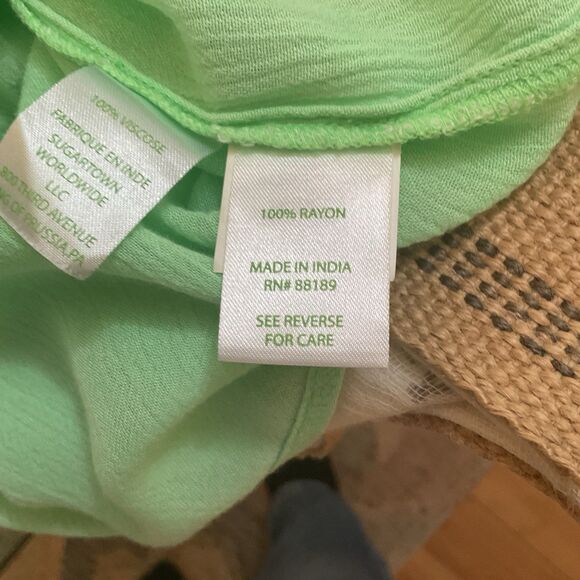 Lilly Pulitzer Racerback Tank Top Women's XS Lime Green - Picture 10 of 11